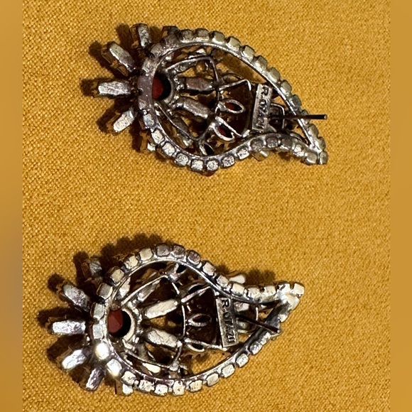 Rodrigo Otazu Rhinestone Necklace and Earring Set - Picture 8 of 9